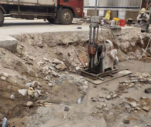 金州公路下沉压浆